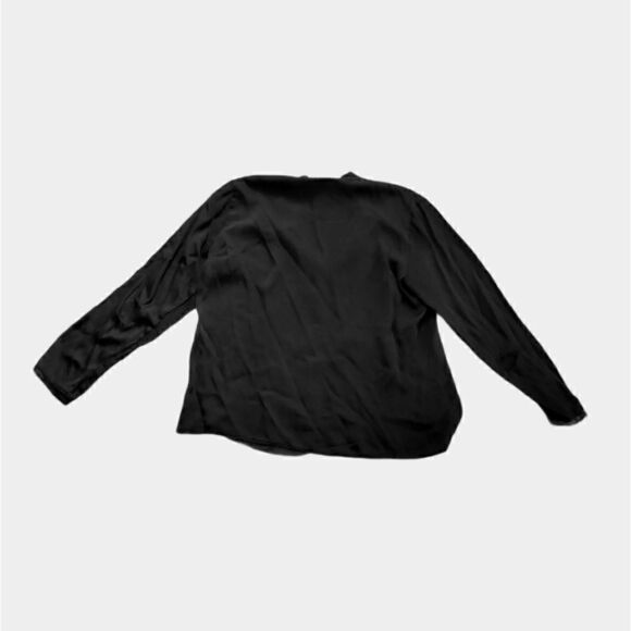 Elie Tahari Silk Black Blouse - Picture 2 of 8